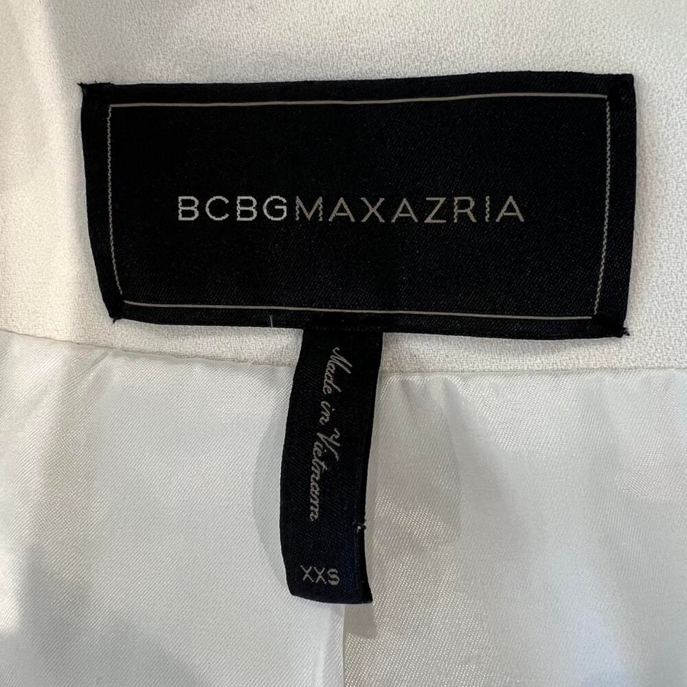 Cream BCBG Max Azria blazer with pockets XXS - Picture 5 of 6